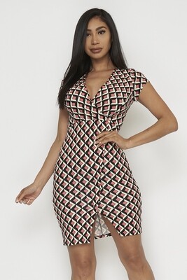 ​Pink 3D Mini Dress