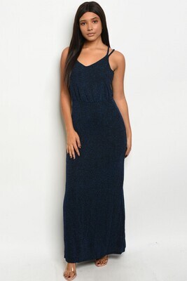 Blue Black Dress