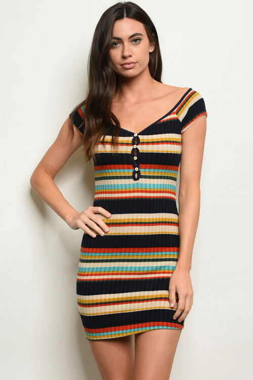 ​Jade Stripes Dress