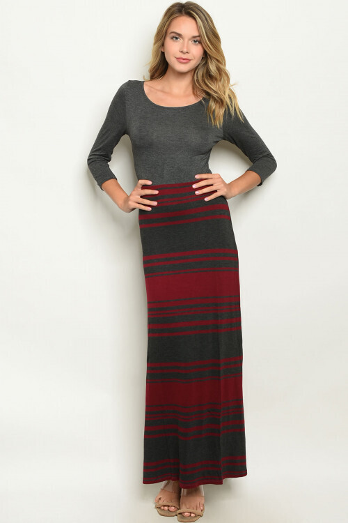 Charcoal Berry Dress