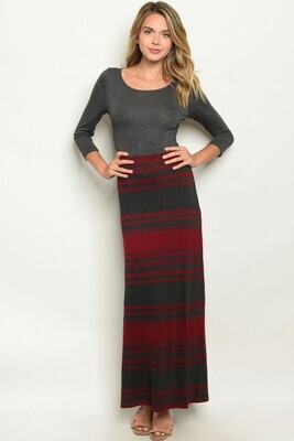 Charcoal Berry Dress