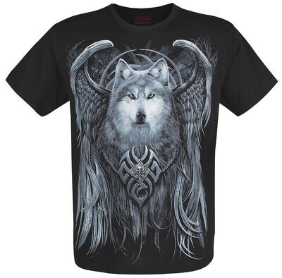Wolf Spirit - T-Shirt sort
