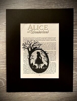 Silhouette - Alice in Wonderland