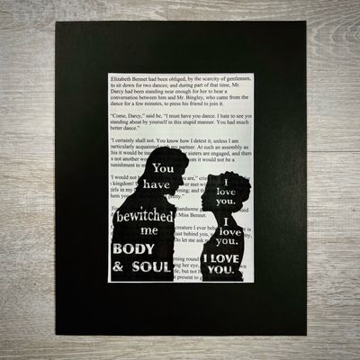 Jane Austen Book Art