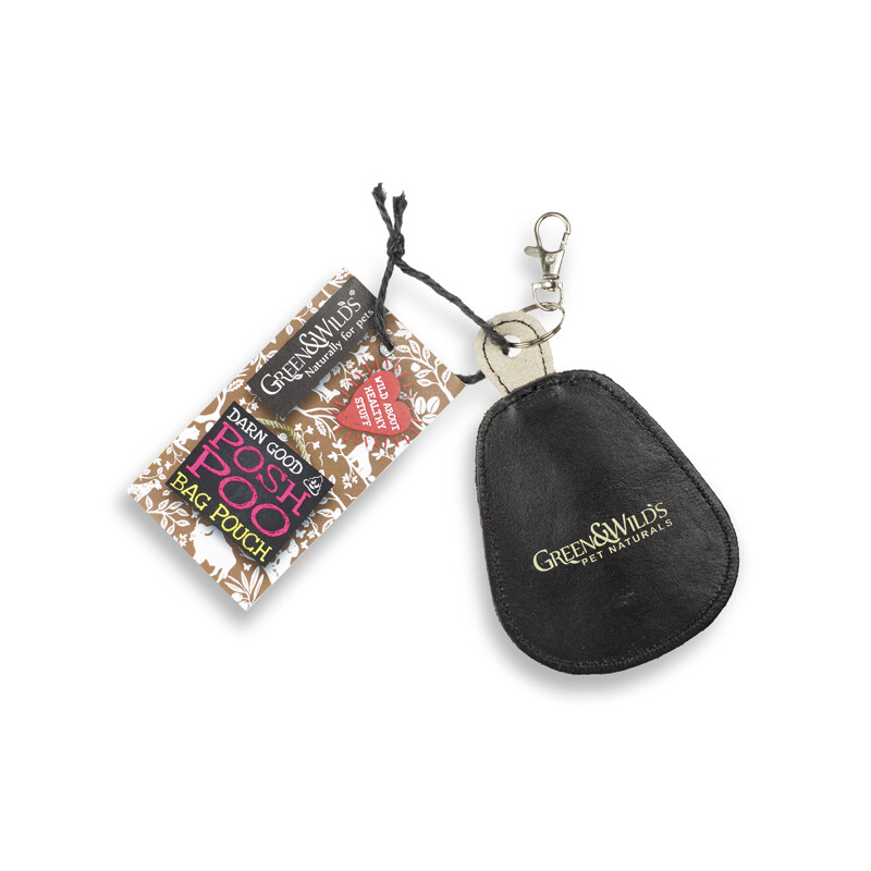 Leather Poo bag pouch