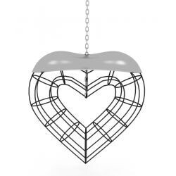 Heart Shaped Fat ball Feeder plus free fat balls