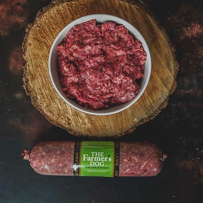 The Farmer&#39;s Dog Minced Lamb Chub 400g