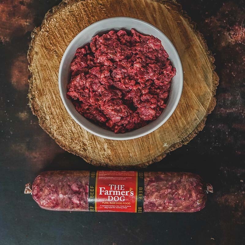 The Farmer&#39;s Dog Minced Beef Chub 400g