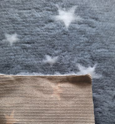 Grey White Star Vet Bedding Non-Slip