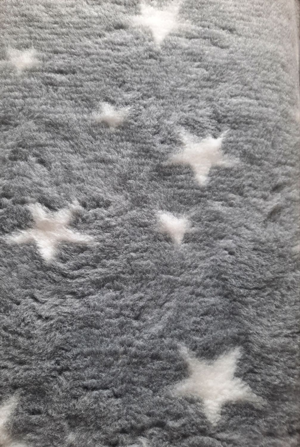 Grey White Star Vet Bedding Non-Slip