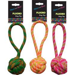 Hemm &amp; Boo Fluoro Rope Toy Short Handle