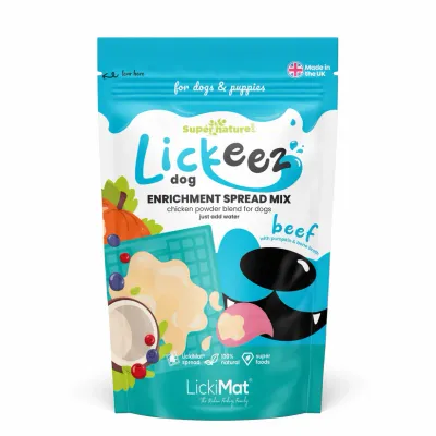 Supernature Lickeez Enrichment Spread Mix Dog Beef
