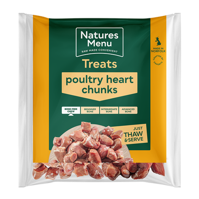 Natures Menu Poultry Hearts 1kg
