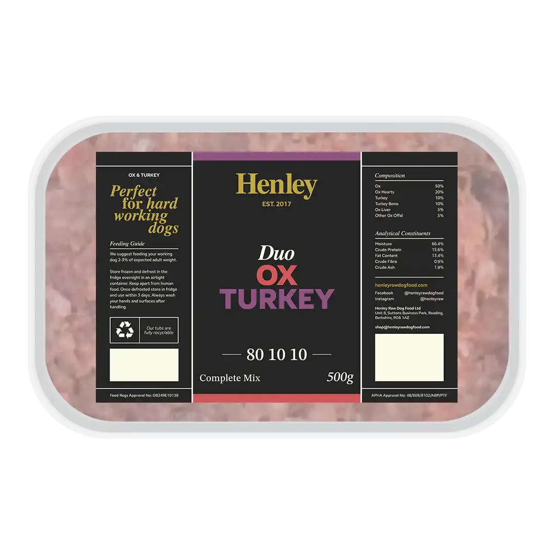 Henley Duo Ox &amp; Turkey  500g