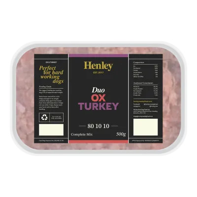 Henley Duo Ox &amp; Turkey  500g