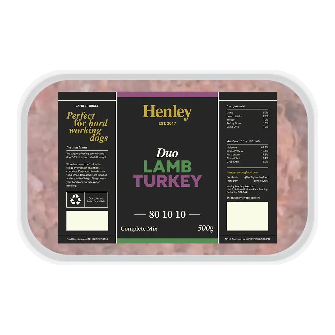 Henley Duo Lamb &amp; Turkey 500g