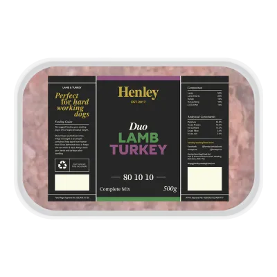 Henley Duo Lamb &amp; Turkey 500g
