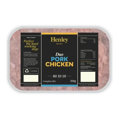 Henley Duo Pork &amp; Chicken 500g