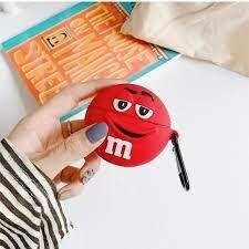 Red M&amp;M Airpods Case