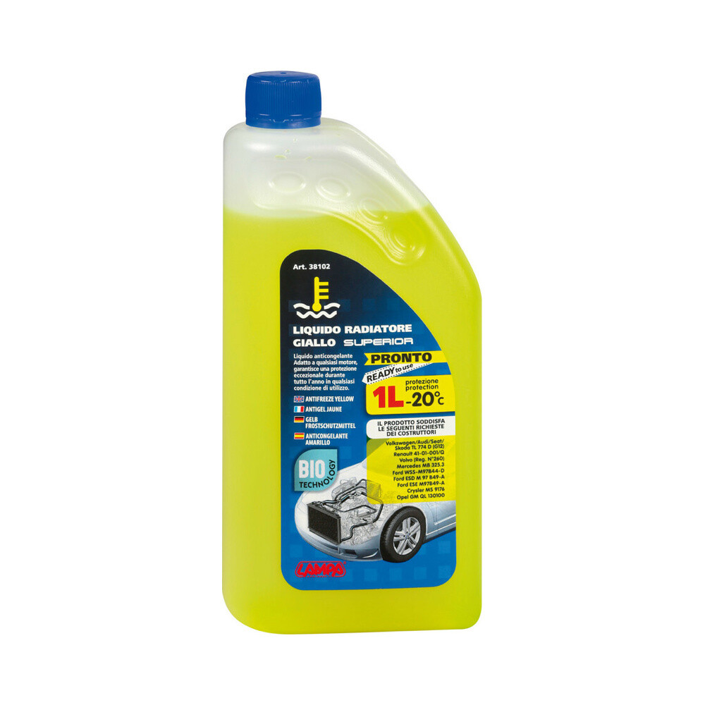 Liquido Antigelo Radiatore Giallo – 1 L