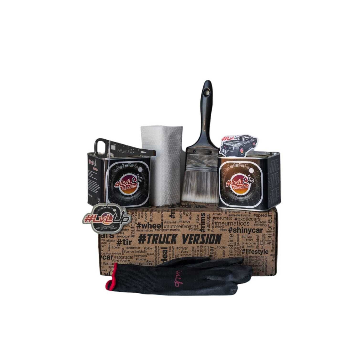 LvLUp Tireshine TruckVersion x2 -1600 ml – Nero Gomme