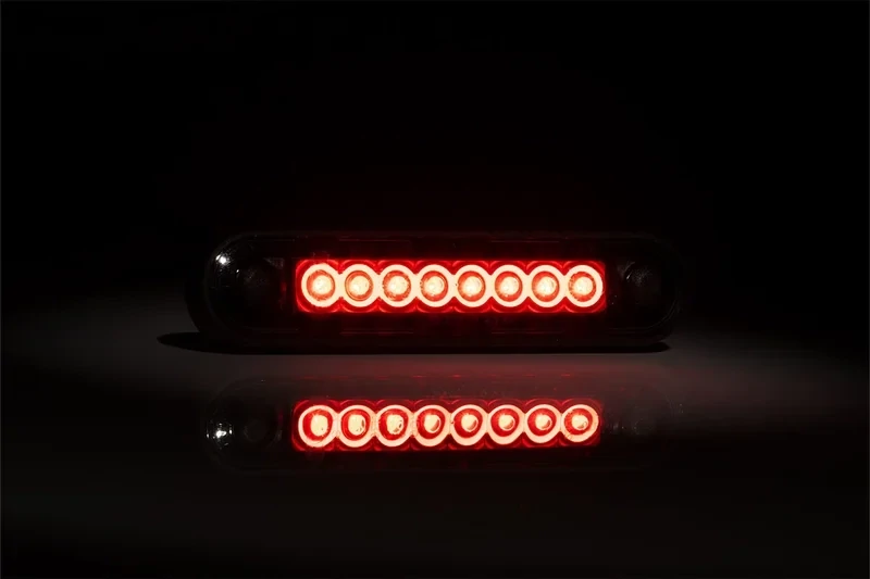 Luce ingombro 8 LED Scuro - Rosso