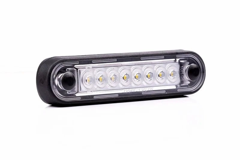 Luce ingombro 8 LED Trasparente - Bianco