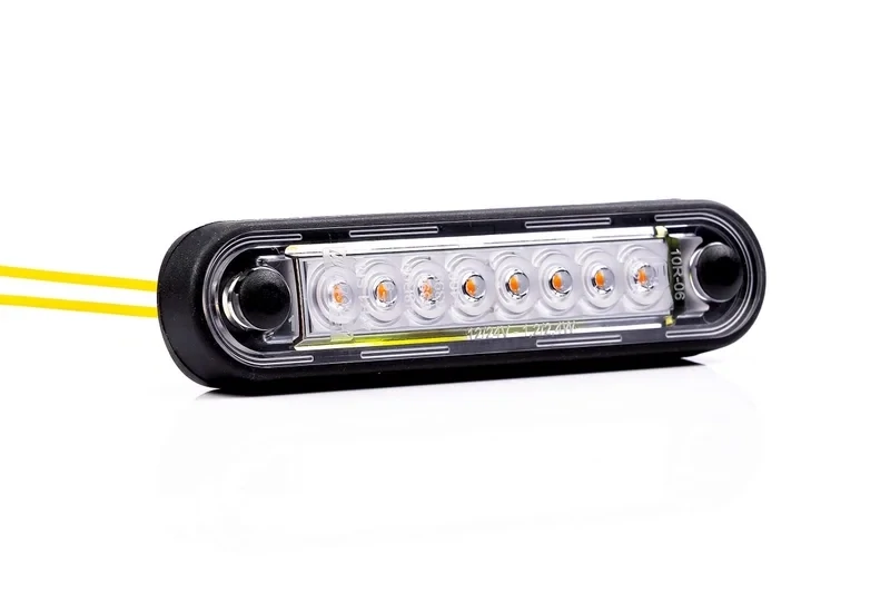 Luce ingombro 8 LED Trasparente - Ambra