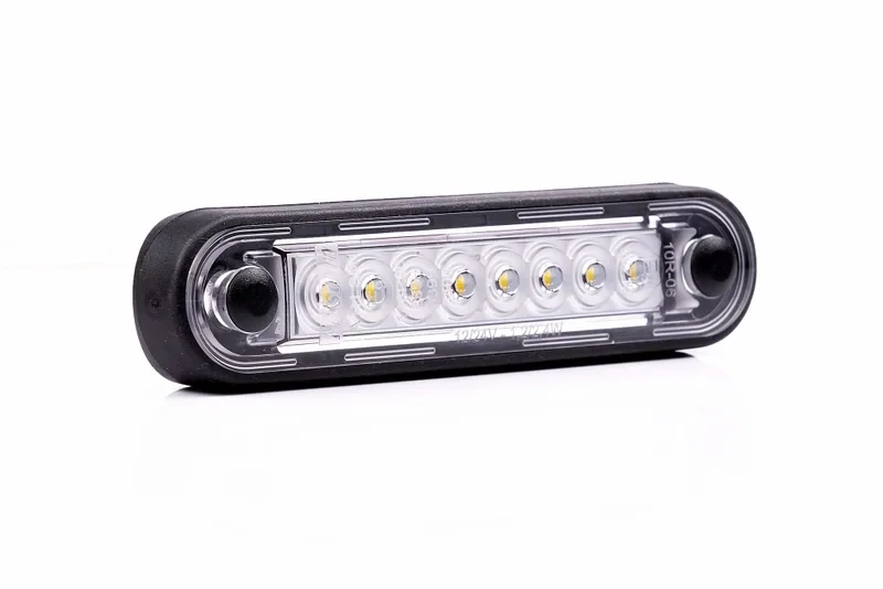 Luce ingombro 8 LED Trasparente - Rosso