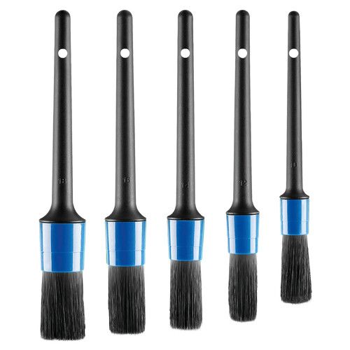 Pro Detail Kit - 5 pennelli professionali per detailing auto