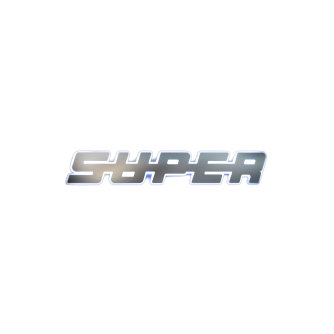 Scritta SUPER illuminata
