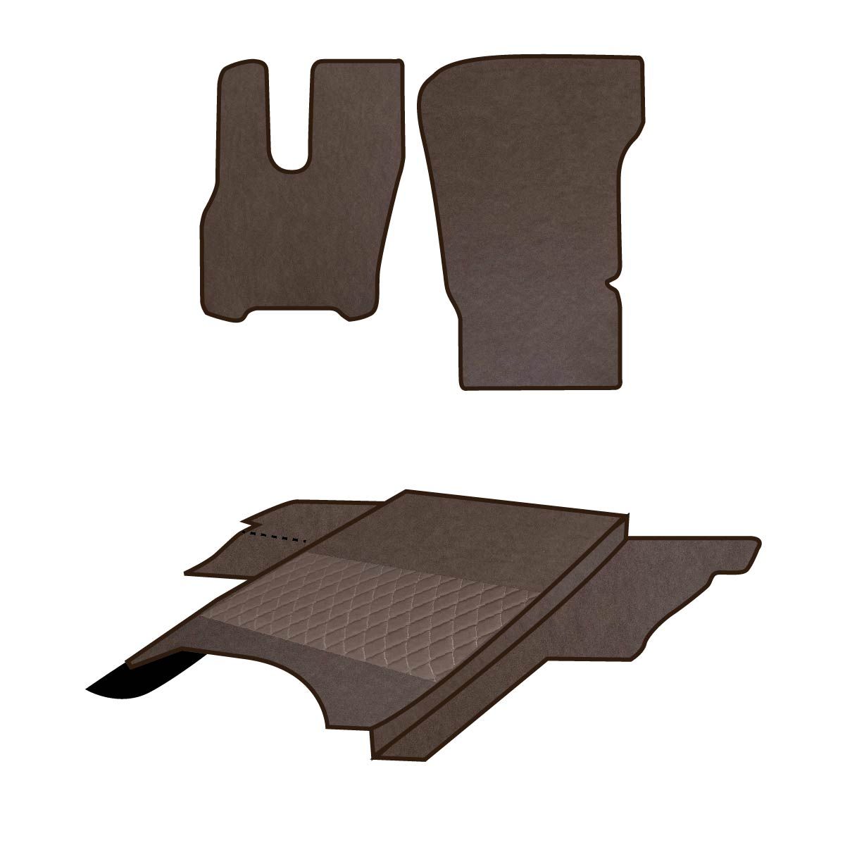 Set copricofano e tappeti - Daf XG+ - New Road