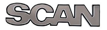 Scritta SCANIA Acciaio + 3D