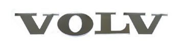 Scritta VOLVO Acciaio