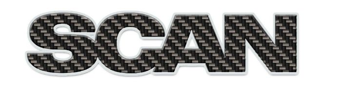 Scritta SCANIA Carbon Black