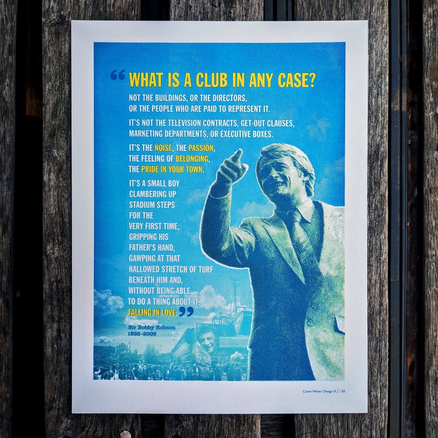 the poster club TPC62 Bobby 40×50 What is a Club? : poster