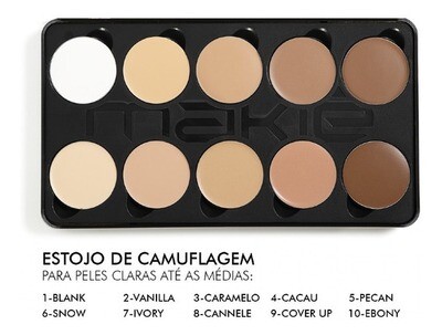 Paleta Profesional De Correctores - Piel De Color Claro A Medio