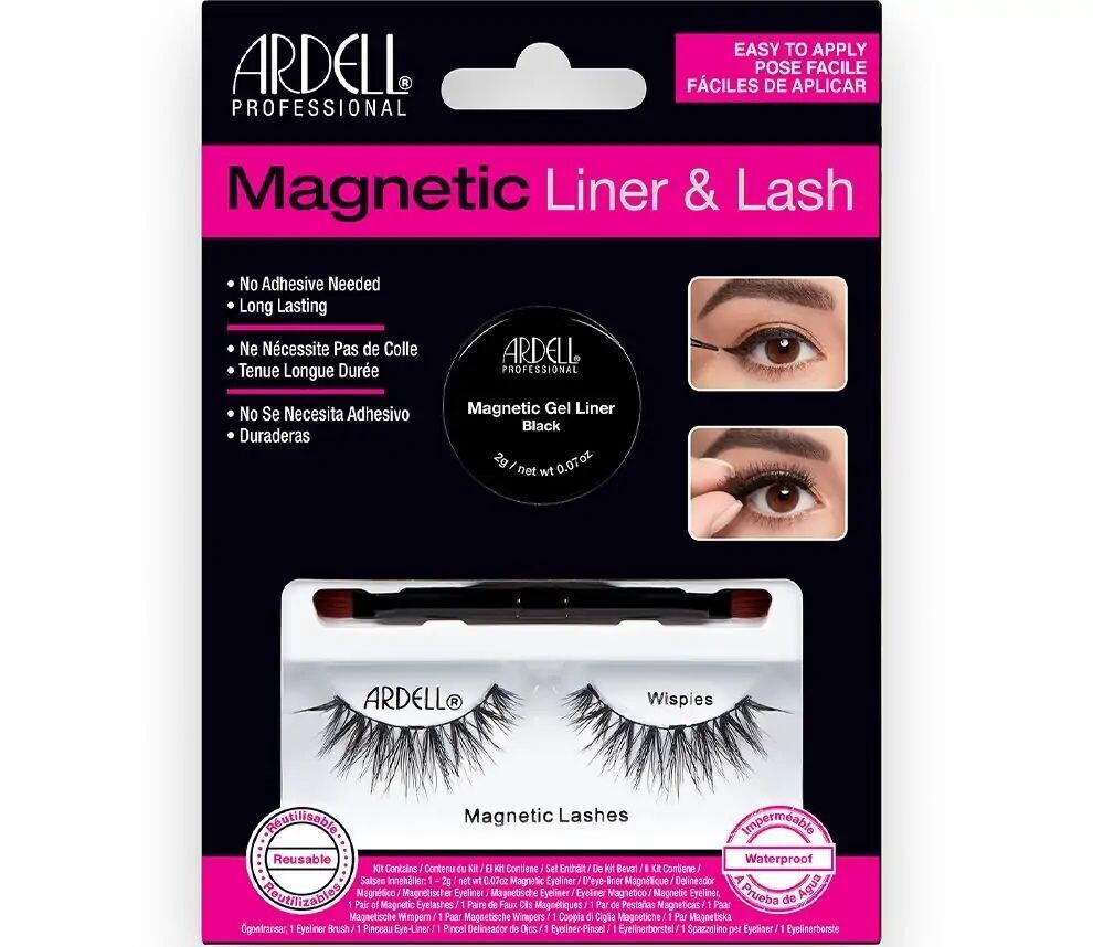 Ardell, Magnetic Liner &amp; Lash Kit, Wispies™