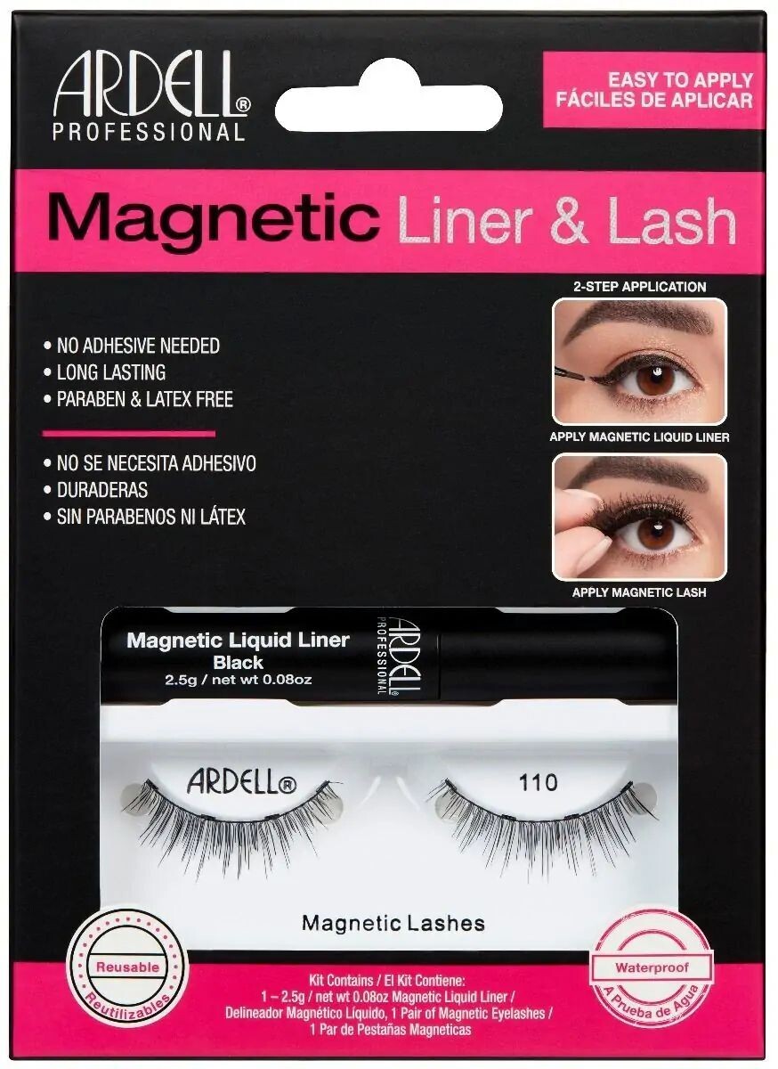 Ardell, Magnetic Liquid Liner &amp; Lash Kit, Lash 110