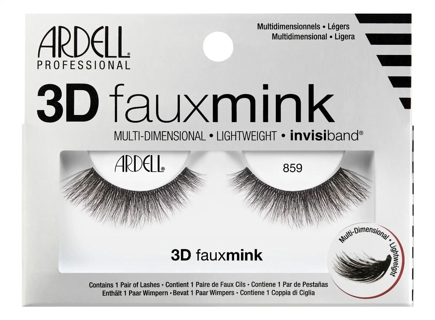 3D Faux Mink 859