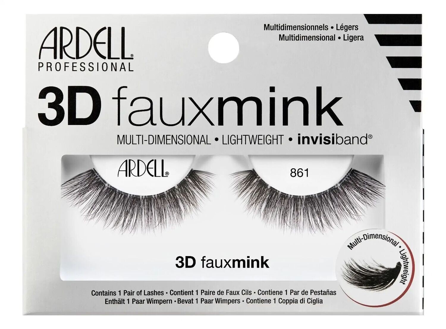 3D Faux Mink 861