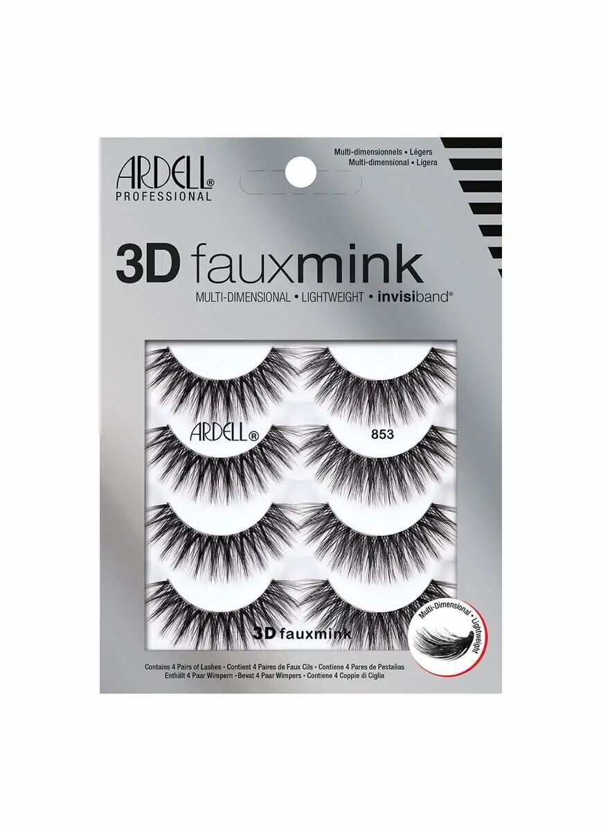 3D Faux Mink 853 4 Pack