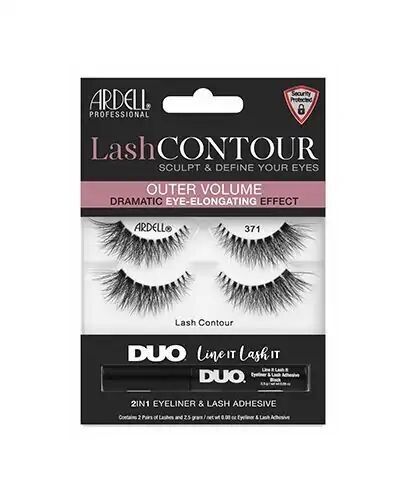 Ardell Lash Contour 371 Eye-Elongating, 2 Pack
