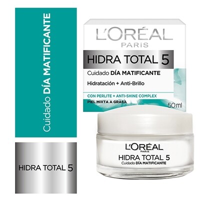 Hidra Total 5 Crema Matificante Anti-Shine 50ML