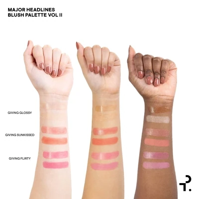 Major Headlines Blush &amp; Highlighter Palette Vol II
