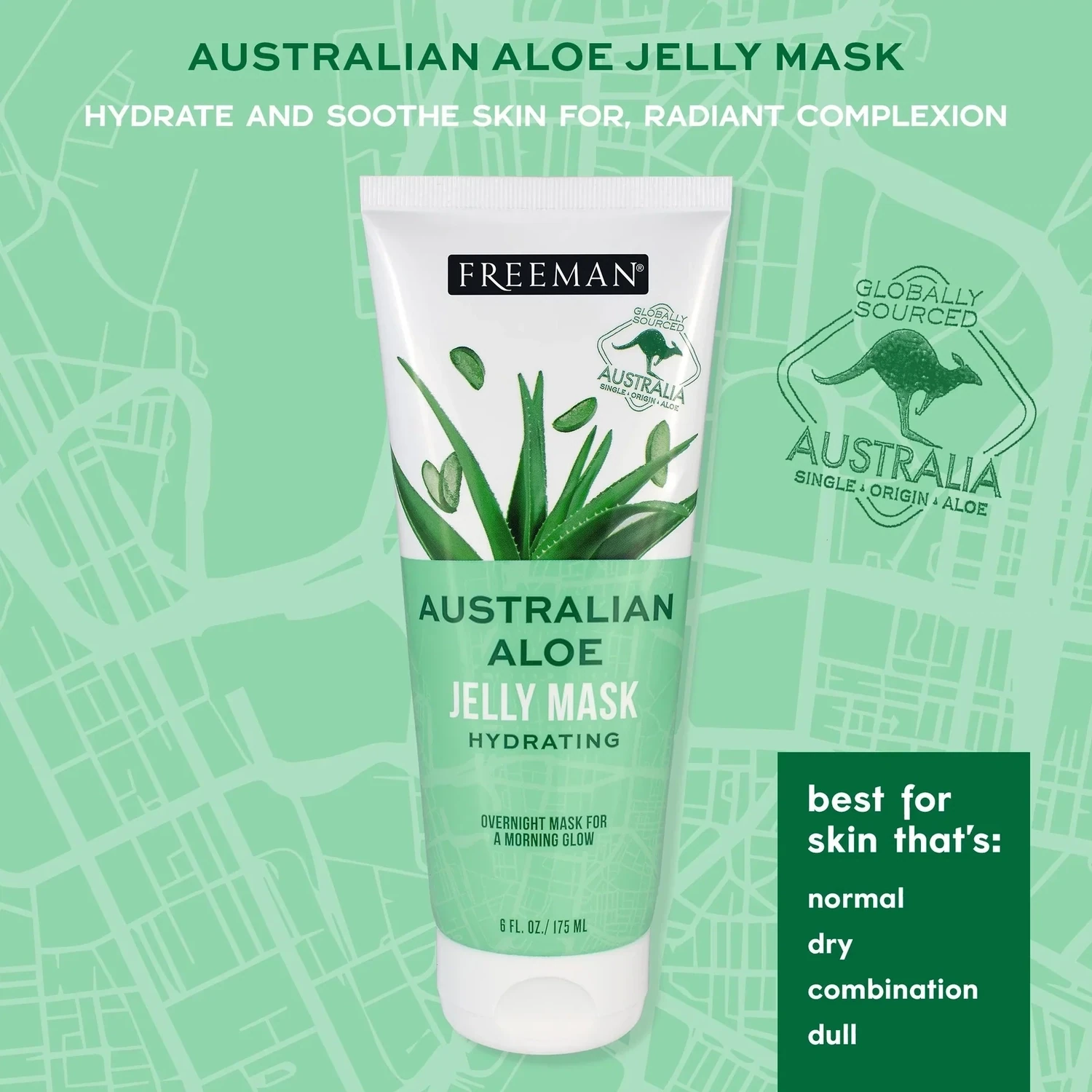 Exotic Blends Hydrating Australian Aloe Jelly Mask
