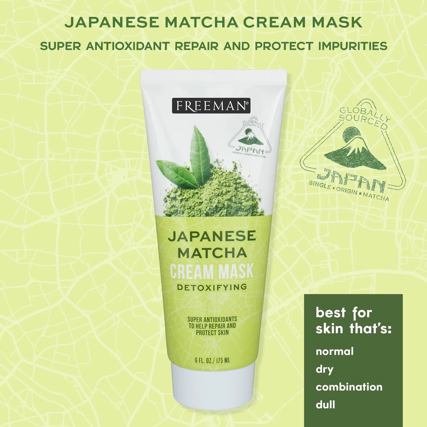 Exotic Blends Detoxifying Japanese Matcha Cream Mask