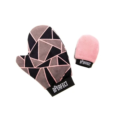 Double Velvet Duo Tanning Mitt Set