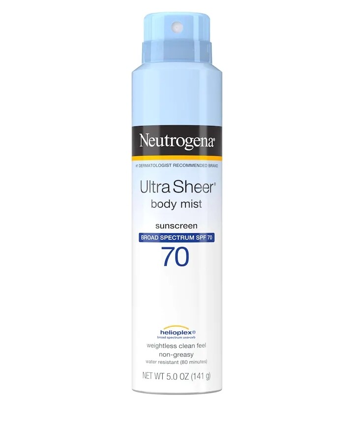 Ultra Sheer Body Mist Broad Spectrum SPF 70