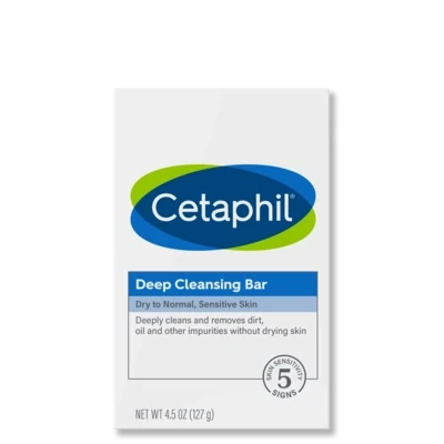 Deep Cleansing Bar 4.5 OZ For Dry To Normal, Sensitive Skin